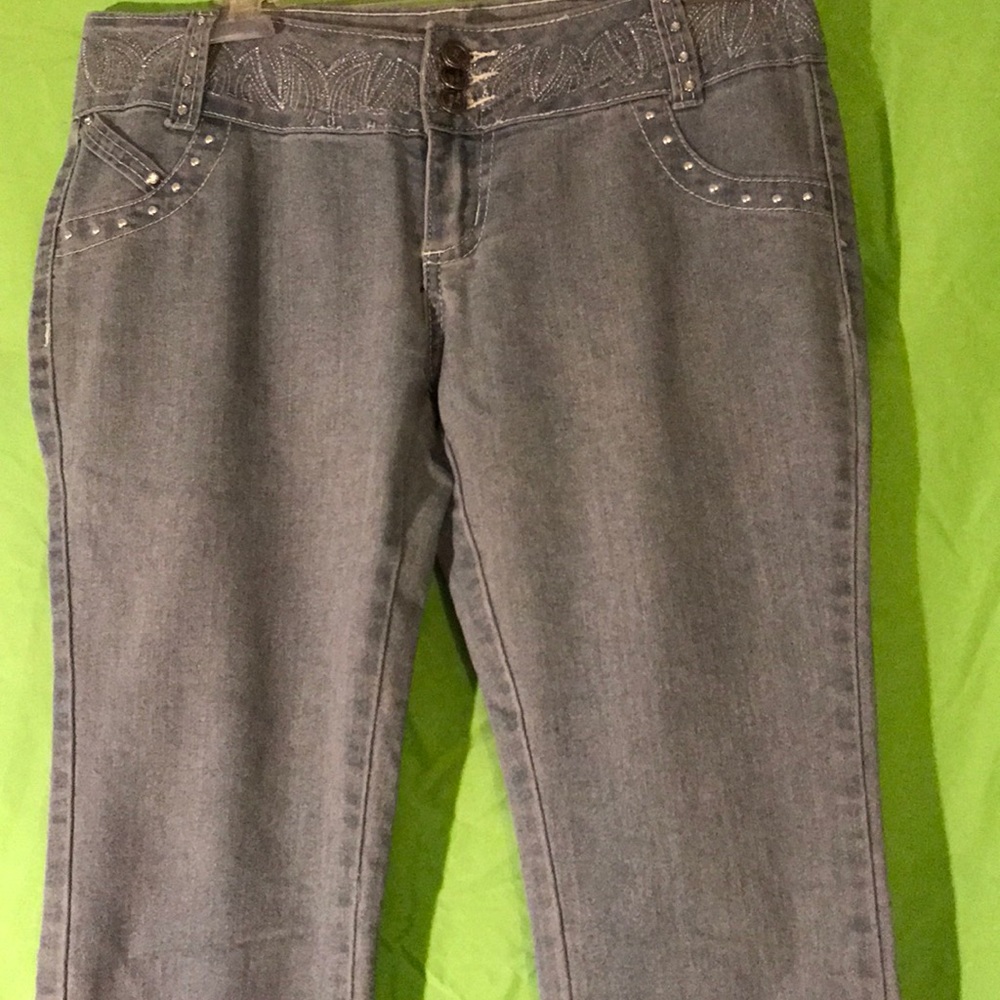 Studded and Jeweled Jeans